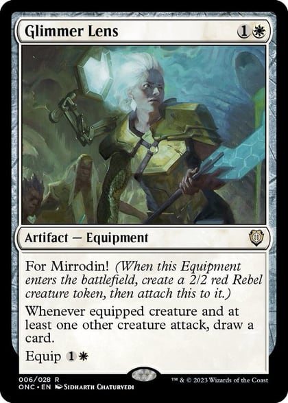 Glimmer Lens, Commander: Phyrexia: All Will Be One 6