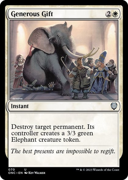 Generous Gift, Commander: Phyrexia: All Will Be One 70