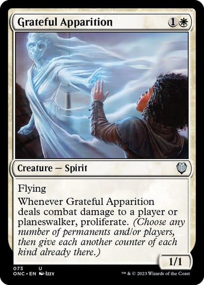 Grateful Apparition, Commander: Phyrexia: All Will Be One 73