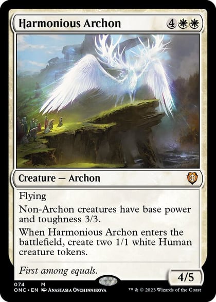Harmonious Archon, Commander: Phyrexia: All Will Be One 74