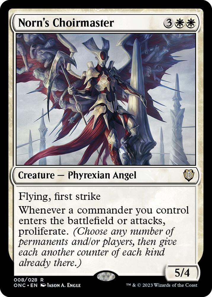 Norn's Choirmaster, Commander: Phyrexia: All Will Be One 8