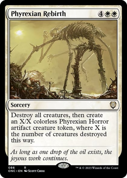 Phyrexian Rebirth, Commander: Phyrexia: All Will Be One 86