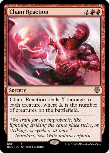 Chain Reaction, Commander: Phyrexia: All Will Be One 97