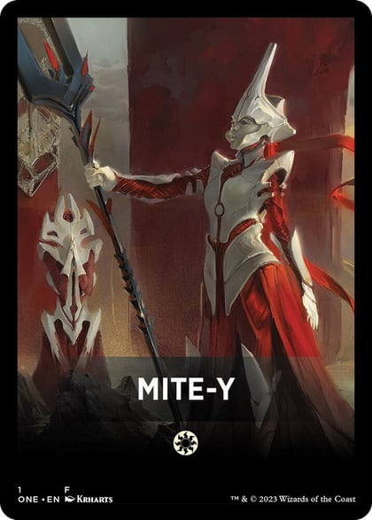 Mite-Y Theme Card, Phyrexia: All Will Be One 1