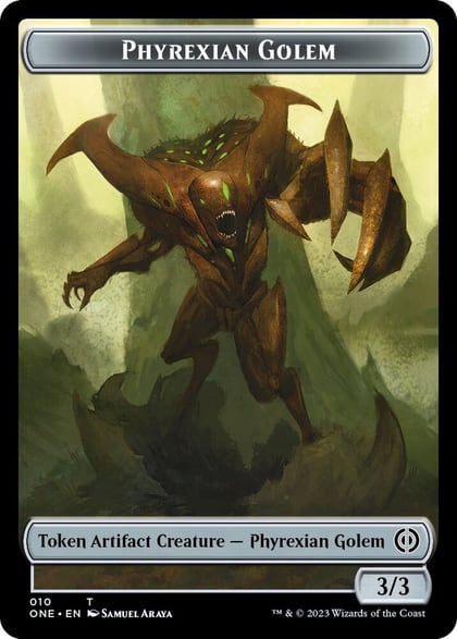 Phyrexian Golem Token, Phyrexia: All Will Be One 10