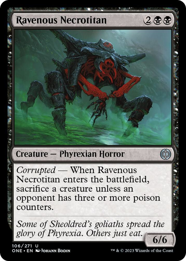 Ravenous Necrotitan, Phyrexia: All Will Be One 106