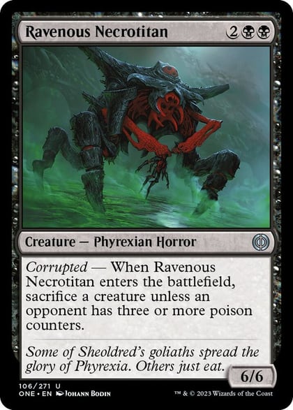 Ravenous Necrotitan, Phyrexia: All Will Be One 106