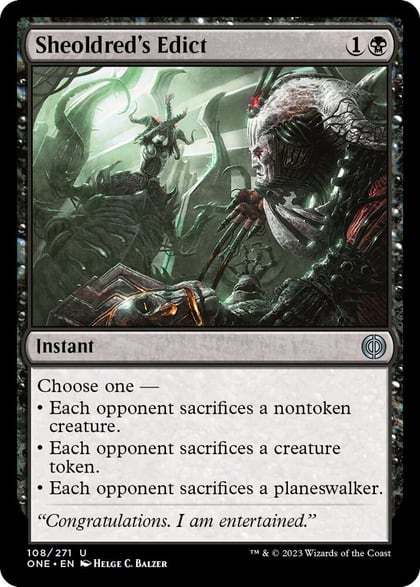 Sheoldred's Edict, Phyrexia: All Will Be One 108