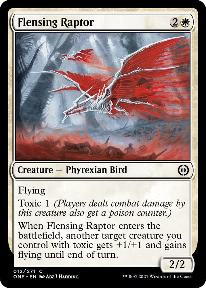 Flensing Raptor, Phyrexia: All Will Be One 12