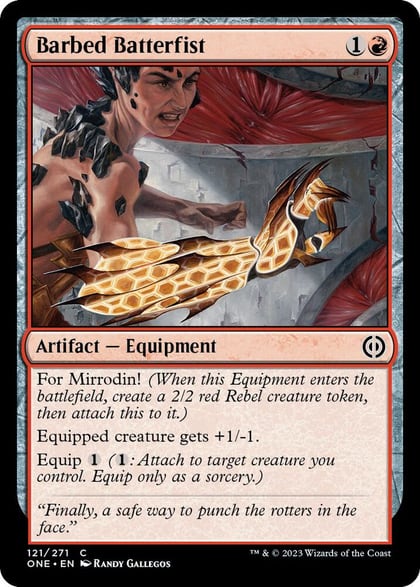 Barbed Batterfist, Phyrexia: All Will Be One 121