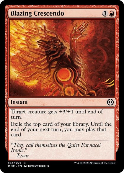 Blazing Crescendo, Phyrexia: All Will Be One 123