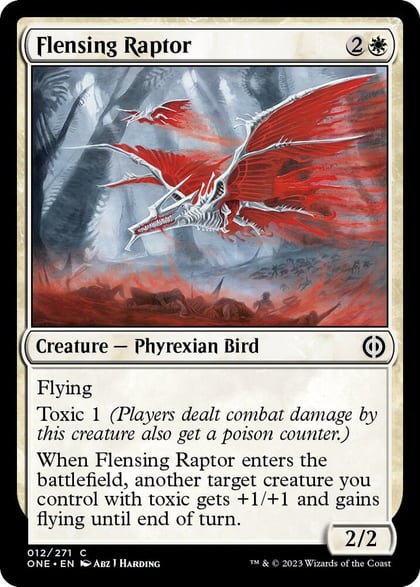 Flensing Raptor, Phyrexia: All Will Be One 12