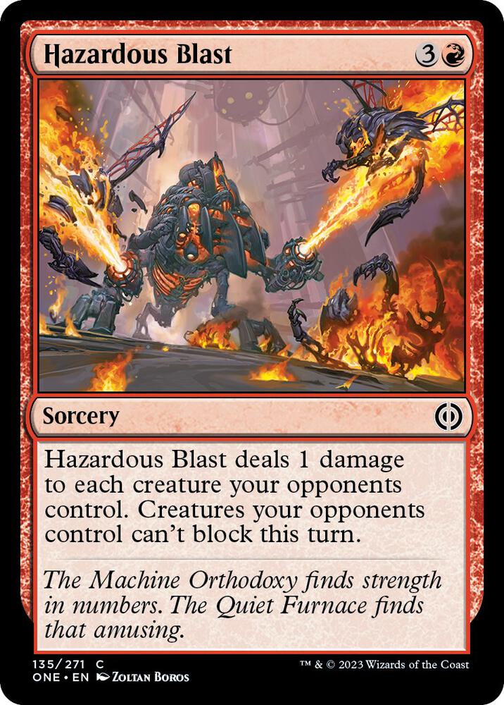 Hazardous Blast, Phyrexia: All Will Be One 135