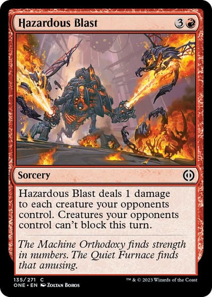 Hazardous Blast, Phyrexia: All Will Be One 135