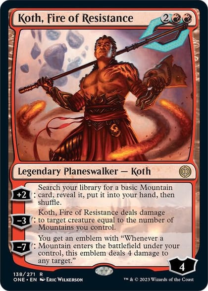 Koth, Fire of Resistance, Phyrexia: All Will Be One 138
