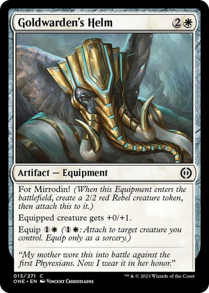 Goldwarden's Helm, Phyrexia: All Will Be One 13