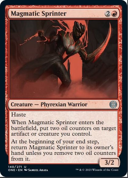 Magmatic Sprinter, Phyrexia: All Will Be One 140