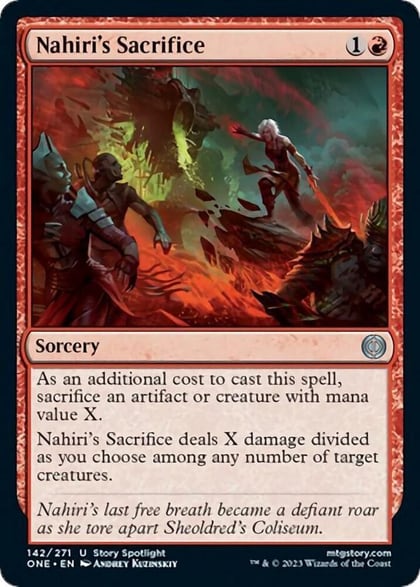 Nahiri's Sacrifice, Phyrexia: All Will Be One 142