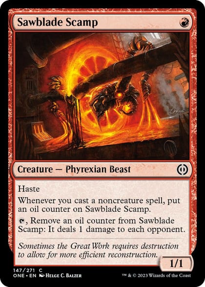 Sawblade Scamp, Phyrexia: All Will Be One 147