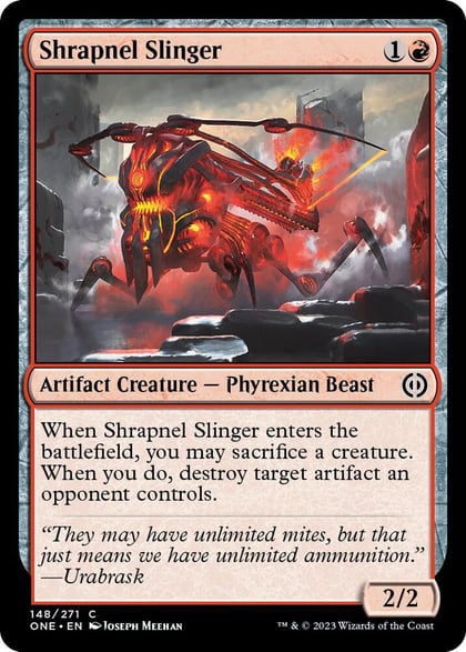 Shrapnel Slinger, Phyrexia: All Will Be One 148