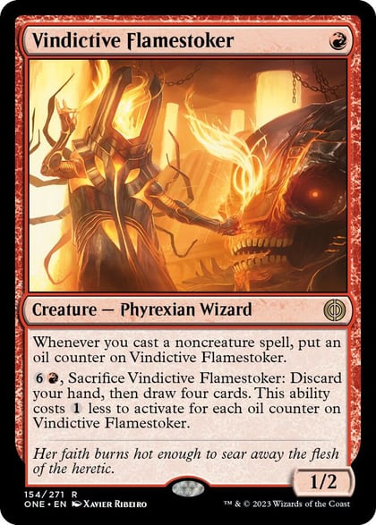 Vindictive Flamestoker, Phyrexia: All Will Be One 154