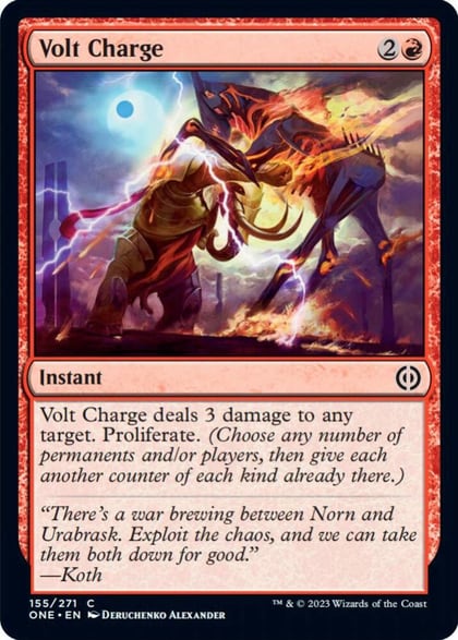 Volt Charge, Phyrexia: All Will Be One 155