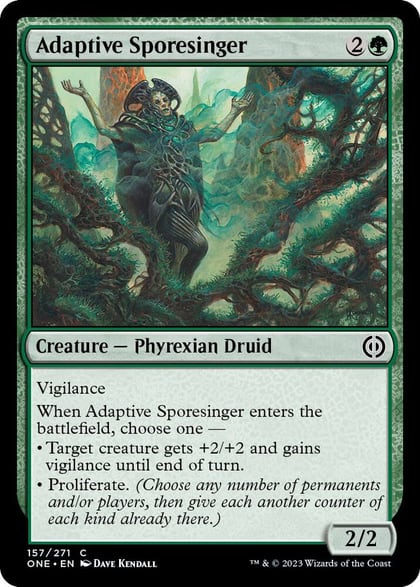 Adaptive Sporesinger, Phyrexia: All Will Be One 157