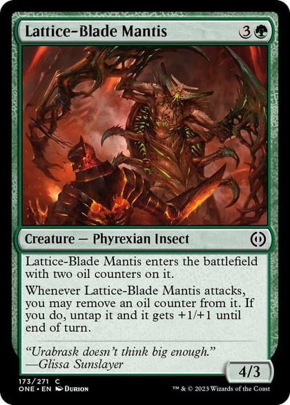 Lattice-Blade Mantis, Phyrexia: All Will Be One 173