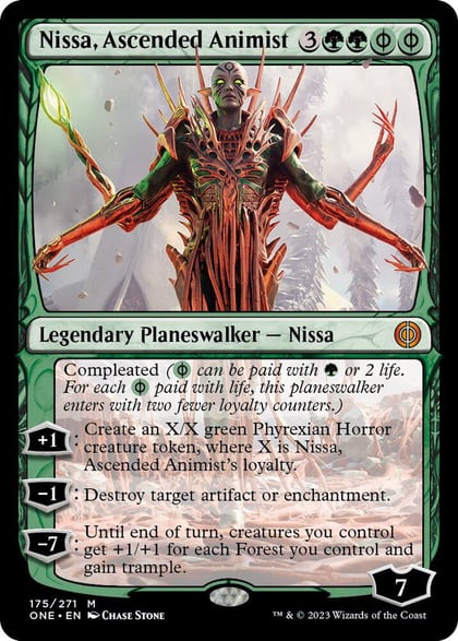 Nissa, Ascended Animist, Phyrexia: All Will Be One 175