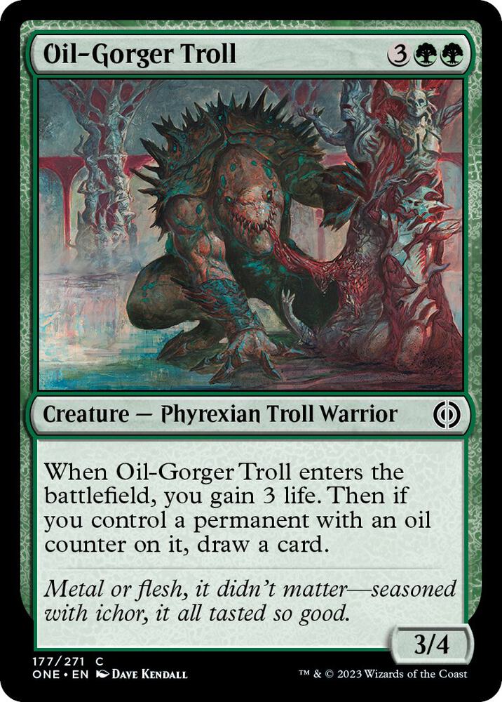 Oil-Gorger Troll, Phyrexia: All Will Be One 177