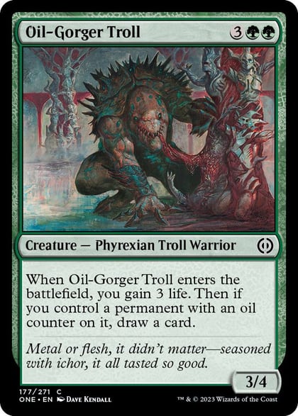 Oil-Gorger Troll, Phyrexia: All Will Be One 177