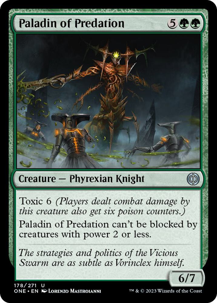 Paladin of Predation, Phyrexia: All Will Be One 178