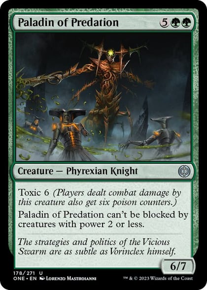 Paladin of Predation, Phyrexia: All Will Be One 178