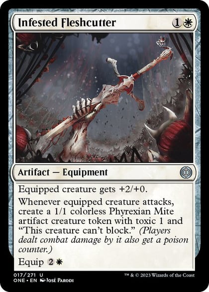 Infested Fleshcutter, Phyrexia: All Will Be One 17