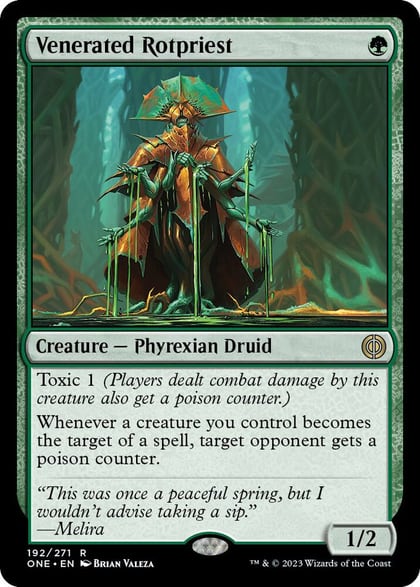 Venerated Rotpriest, Phyrexia: All Will Be One 192