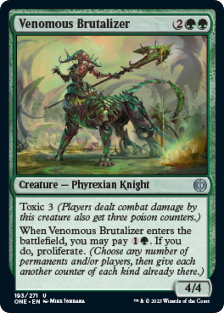 Venomous Brutalizer, Phyrexia: All Will Be One 193