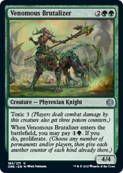 Venomous Brutalizer, Phyrexia: All Will Be One 193