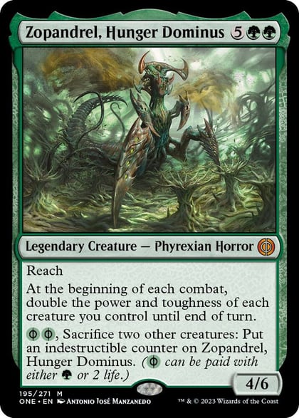 Zopandrel, Hunger Dominus, Phyrexia: All Will Be One 195
