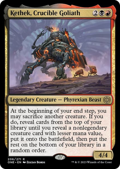 Kethek, Crucible Goliath, Phyrexia: All Will Be One 206