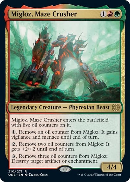 Migloz, Maze Crusher, Phyrexia: All Will Be One 210