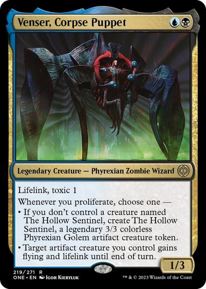 Venser, Corpse Puppet, Phyrexia: All Will Be One 219