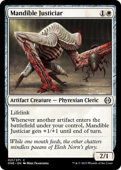 Mandible Justiciar, Phyrexia: All Will Be One 21