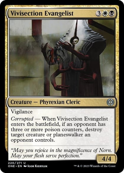 Vivisection Evangelist, Phyrexia: All Will Be One 220
