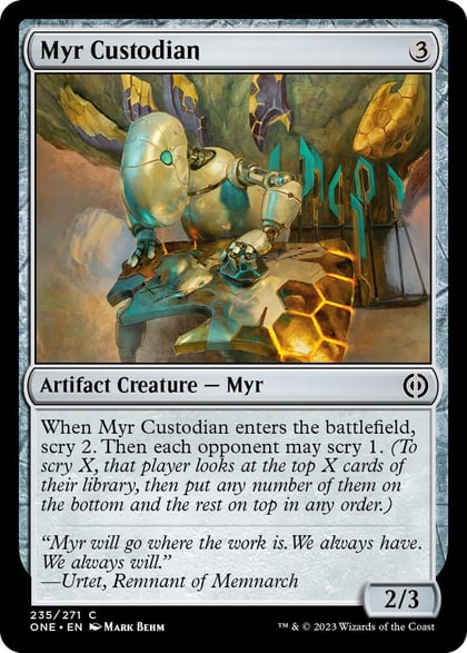 Myr Custodian, Phyrexia: All Will Be One 235