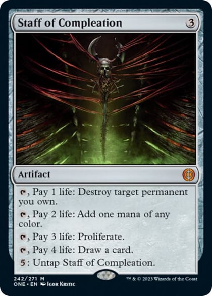 Staff of Compleation, Phyrexia: All Will Be One 242