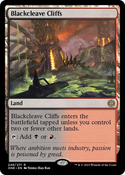 Blackcleave Cliffs, Phyrexia: All Will Be One 248