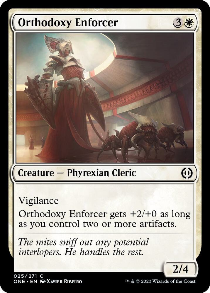 Orthodoxy Enforcer, Phyrexia: All Will Be One 25