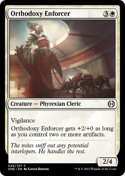 Orthodoxy Enforcer, Phyrexia: All Will Be One 25
