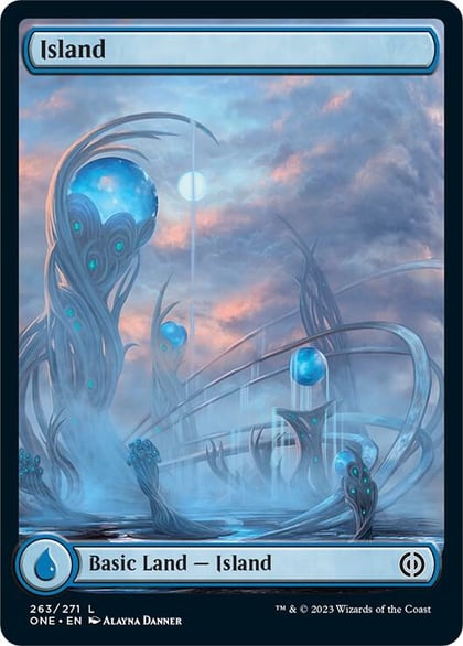 Island (263) - Full Art, Phyrexia: All Will Be One 263