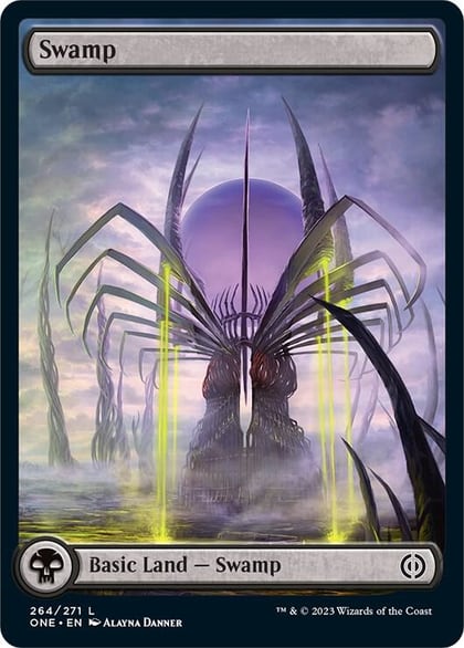 Swamp (264) - Full Art, Phyrexia: All Will Be One 264